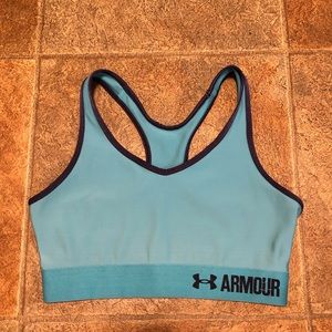 Under Armour Blue Sports Bra. **DONATING 9/17**